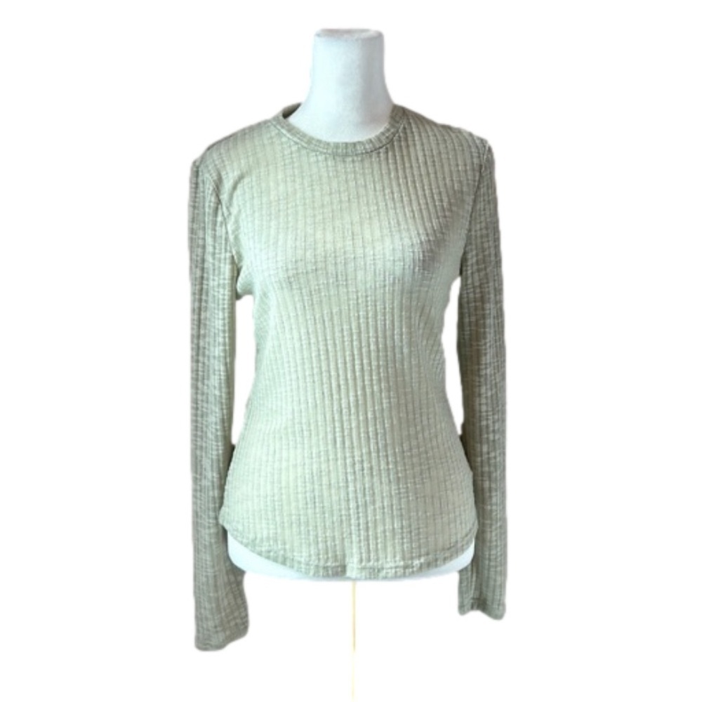 NWT Intimately Free People Aura Layering Top Semi Sheer Long Sleeve Small - Picture 4 of 12